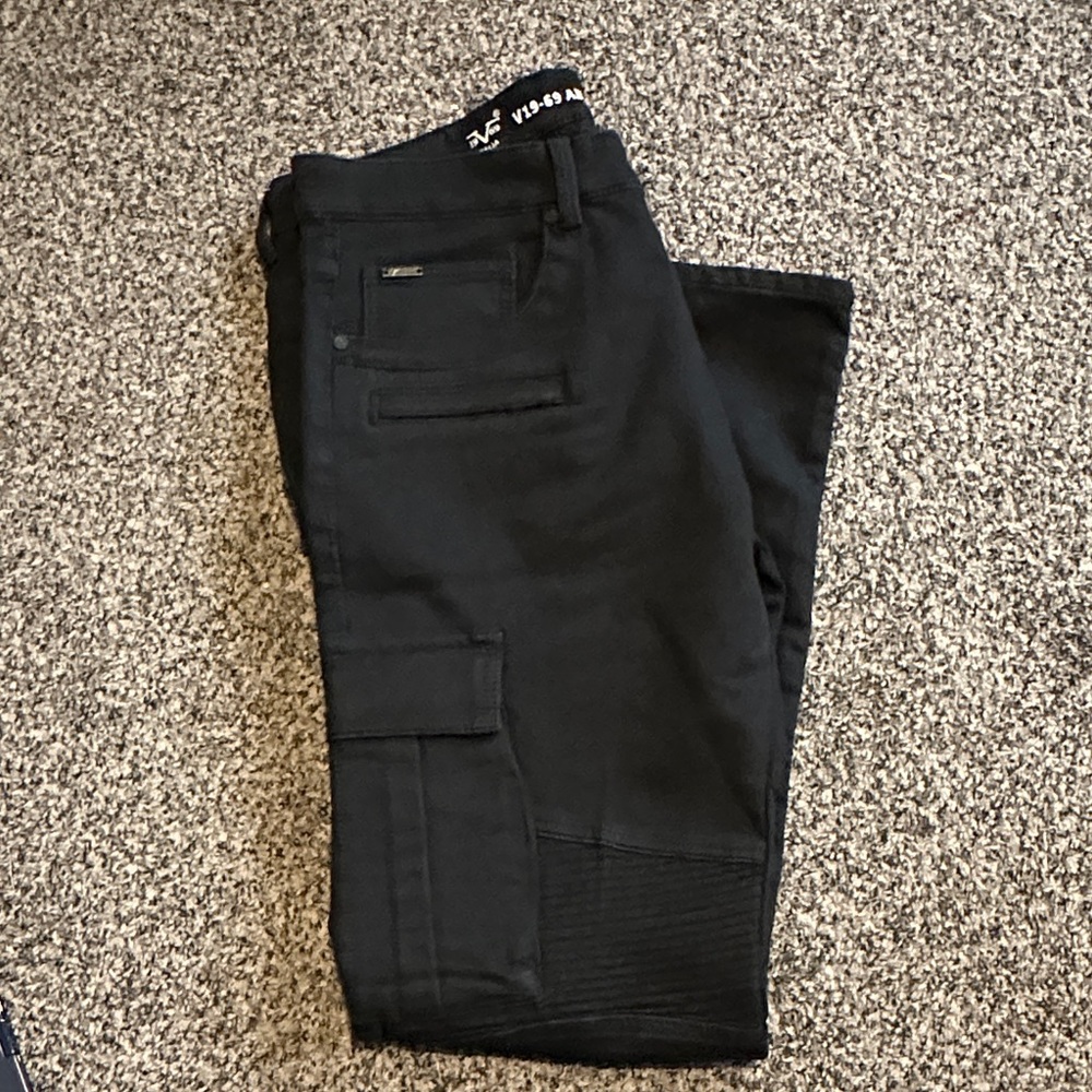 V19-69 Abbigliamento Sportivo SRL- Men's Black Skinny Jeans